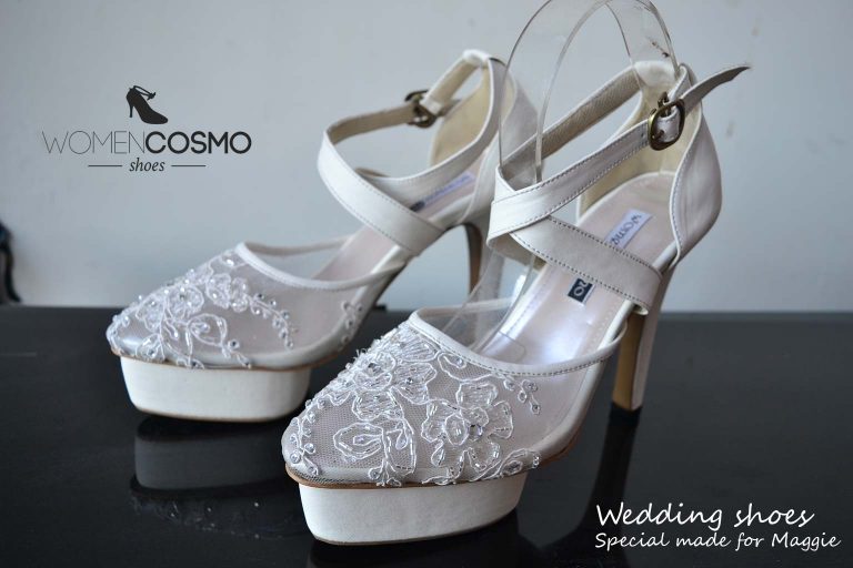 sepatu wedding brokat